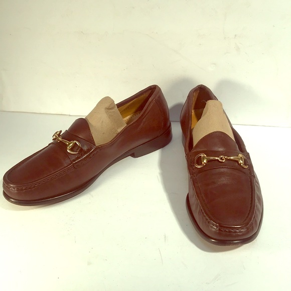 COLE HAAN “GUCCI STYLE” LEATHER LOAFERS,